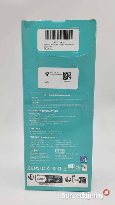 Bezprzewodowy irygator COSLUS C20 F5020E 300ml 5 Ząbki sprzedam