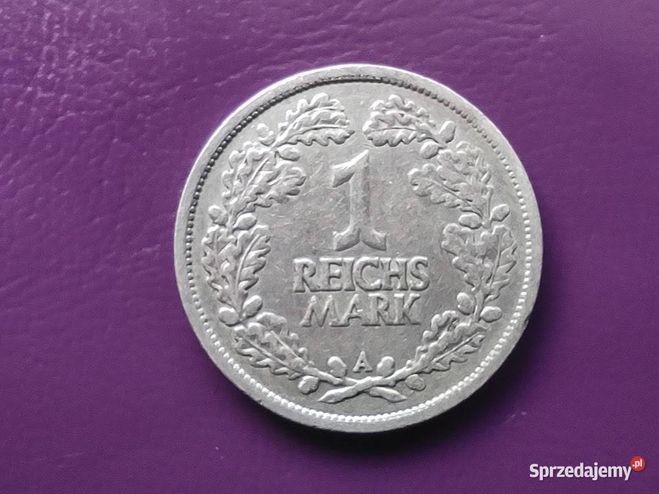 Moneta 1 REICHSMARKA 1925 A Srebro Pruszków sprzedam