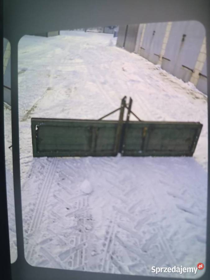 Pług do śniegu do ciągnika podnośnik tur lemiesz Wołoskowola