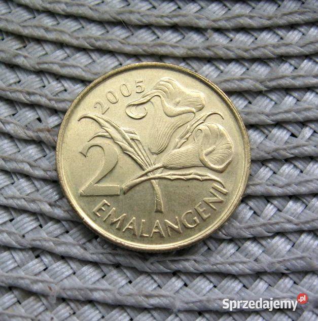 Eswatini Suazi 2 Emalangeni 2005r Ładna wielkopolskie