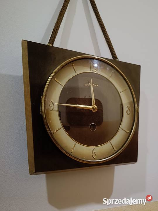 Zegar wiszący nakręcany kolekcjonerski Anker