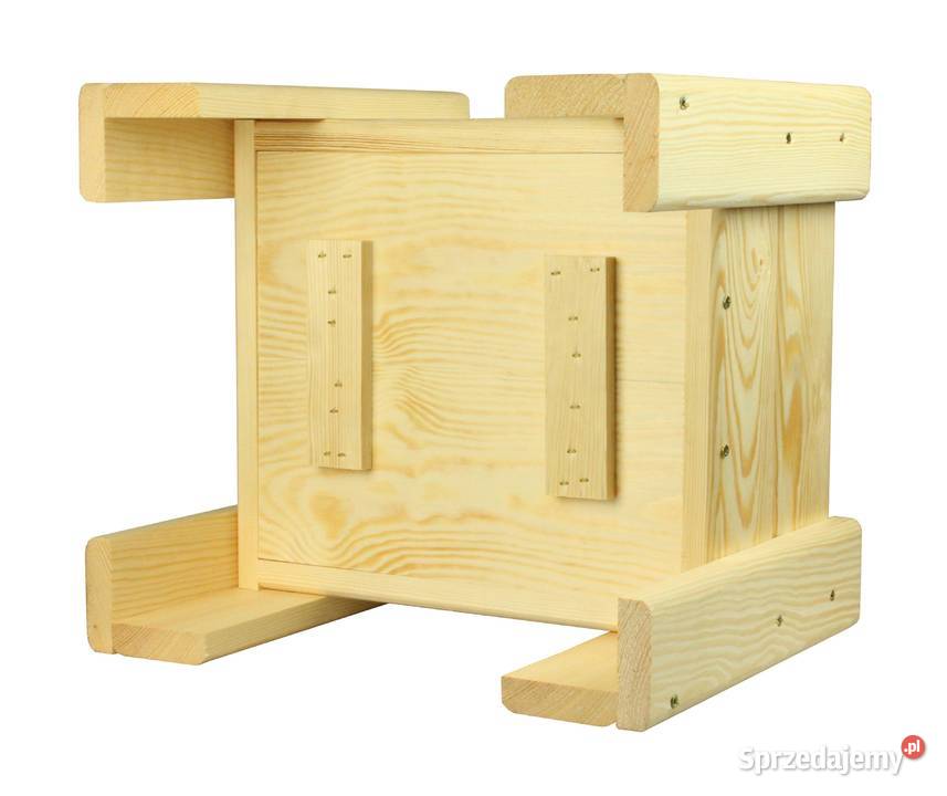 Donica drewniana skrzynka na kwiaty kwietnik Przyszów