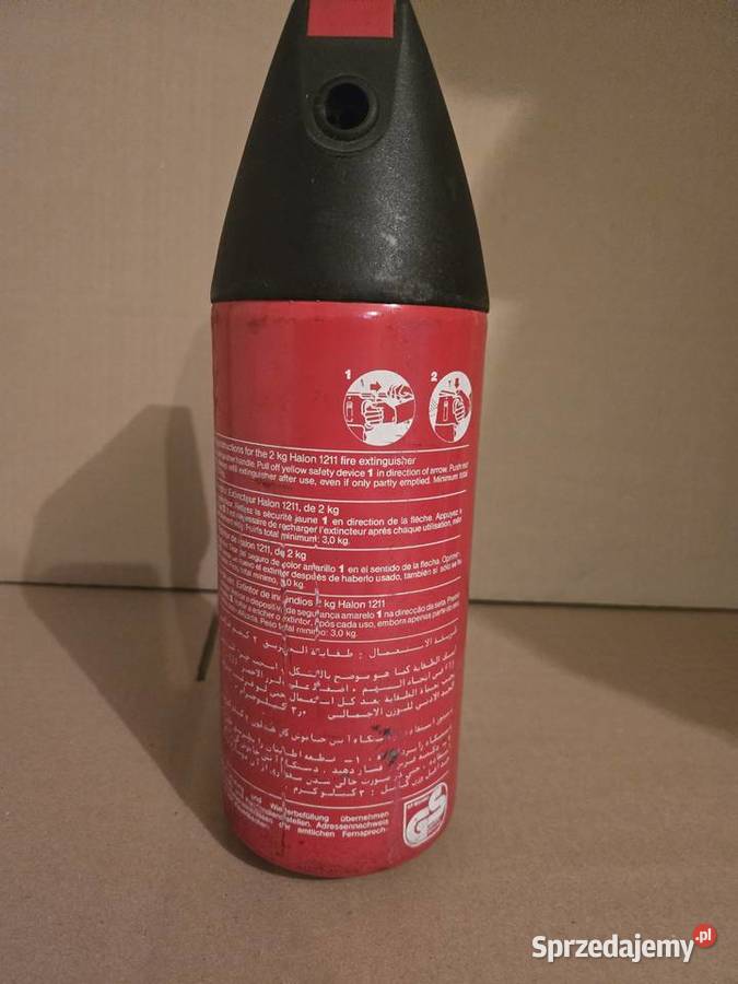 Orginalna zabytkowa gaśnica do BMW z lat 80