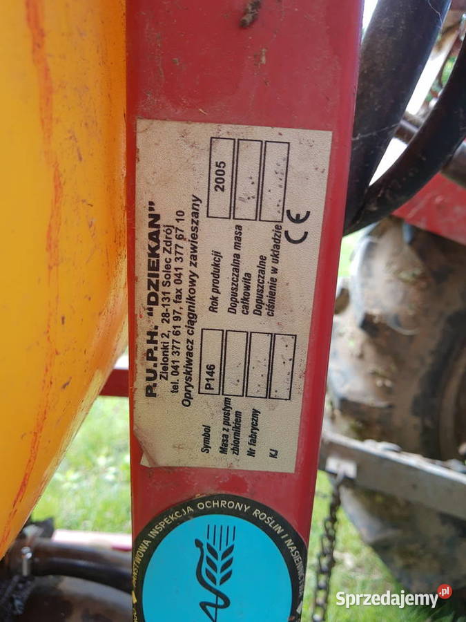 Opryskiwacz Dziekan 300L Gorzyce sprzedam