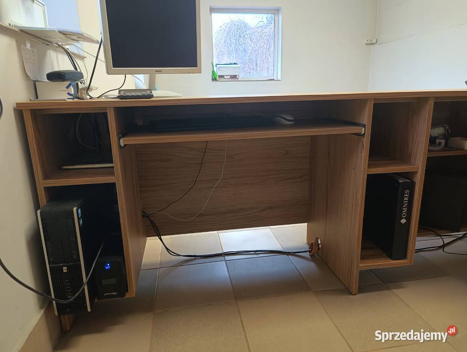 Meble biurowe biurko na 2 stanowiska szafa na Chrzanów