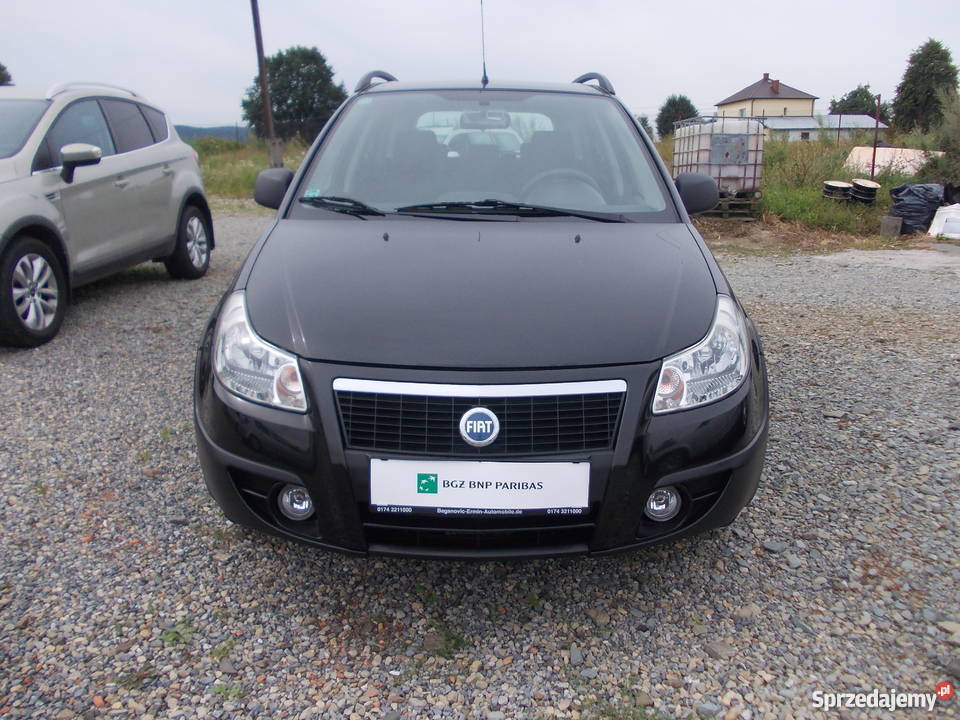 FIAT SEDICI 2006 16 BENZYNAGAZ 4x4 Stan idealny czarny Krzyszkowice