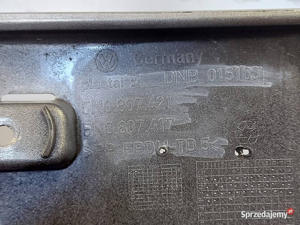 VOLKSWAGEN TIGUAN I 10r zderzak tył 5N0807421 Kielce
