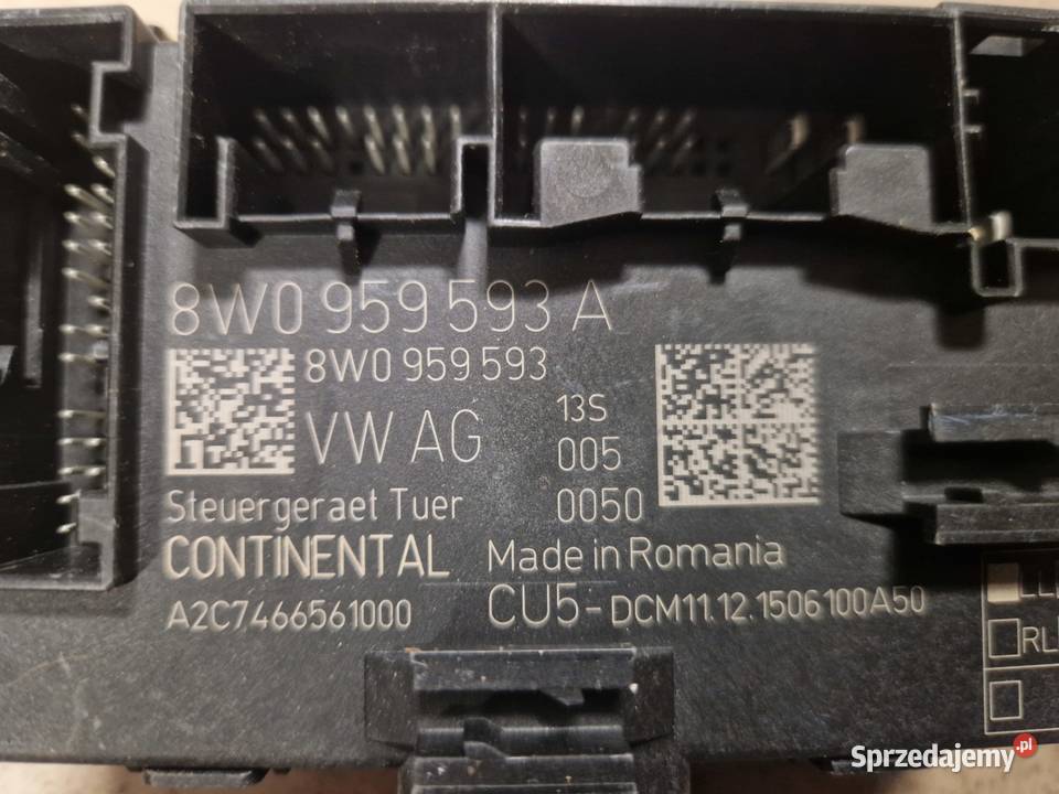 Audi A4 B9 Moduł sterownik drzwi przednich osobowe Kozienice