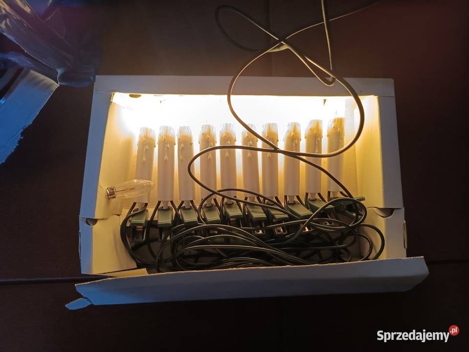 Lampki na choinkę w kształcie świeczek 10 sztuk Pozostałe Szczyrk