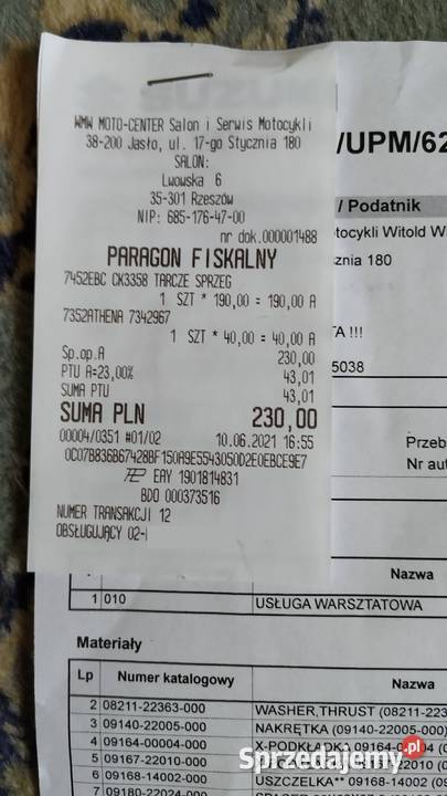 Nowe Sprzęgło z aso Rzeszów