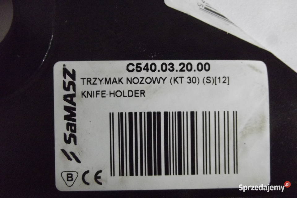 Trzymak nożowy KT300 kosiarka dyskowa Samasz Parczew sprzedam