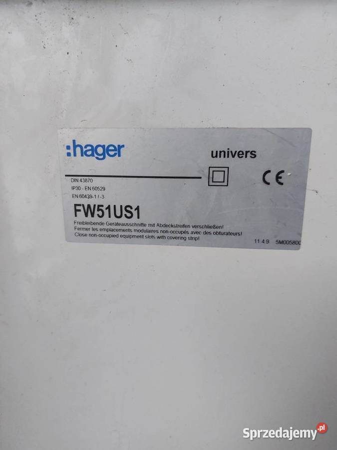 Rozdzielnia pt skrzynka elektryczna 48p Hager Jordanów sprzedam