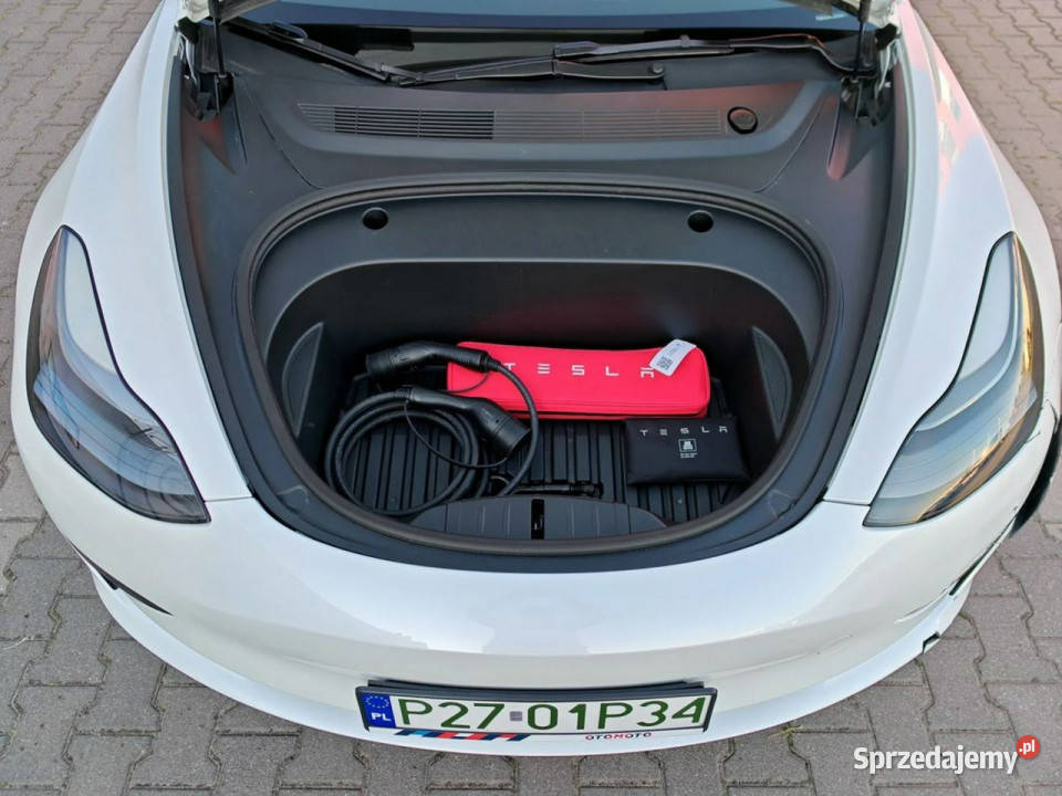 Tesla Model 3 wersja europejska bateria LFP uszkodzony wielkopolskie Niepruszewo