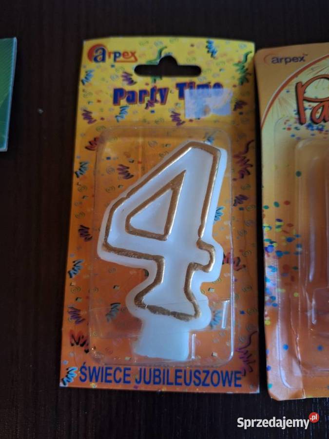 Świeczki cyferki na tort Konin