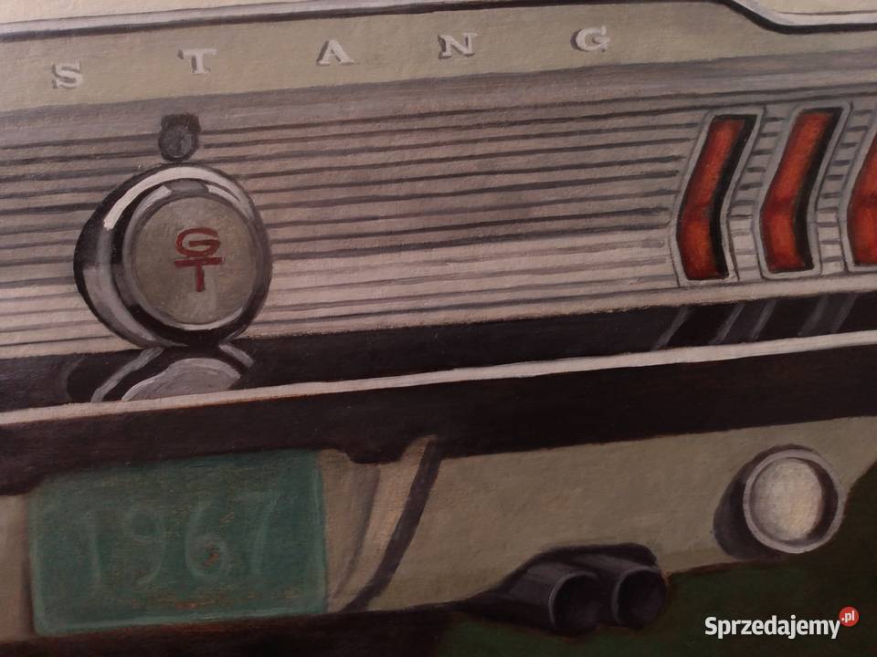 Obraz Ford mustang Malarstwo Sędziszów Małopolski sprzedam