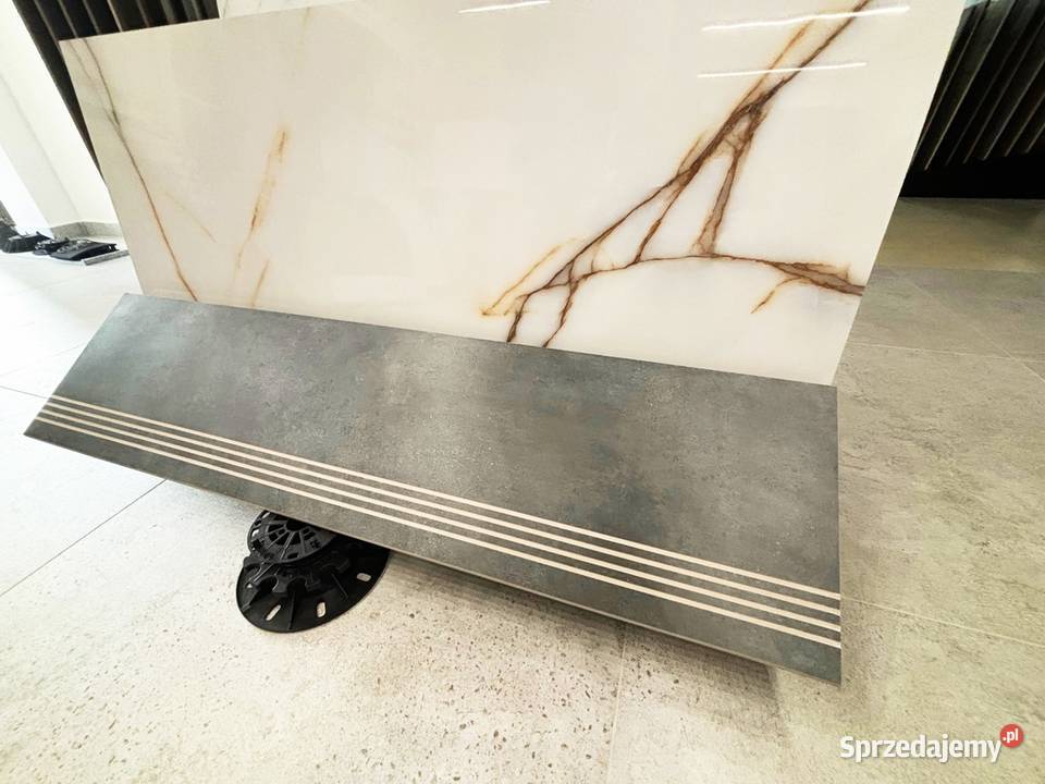 Gres schody stopnica 30x120 grafit onyx połysk Zakopane sprzedam