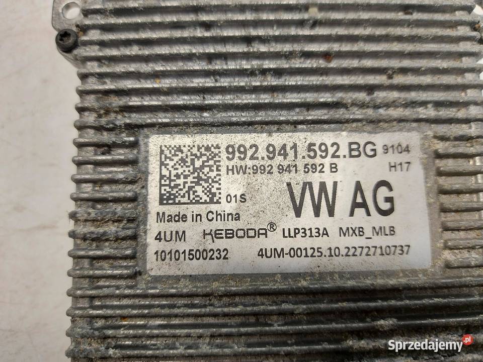 Porsche Taycan GTS 9J1 2023r Przetwornica lampy