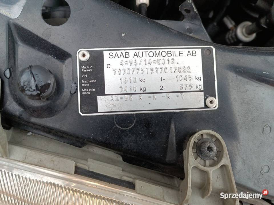 Saab 93 SE Cabrio 20 Pb manualna Gryfice