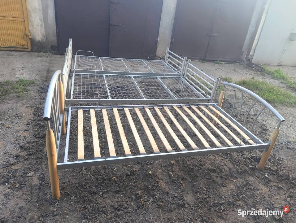 Łóżko polowe metalowe solidne wytrzymałe Będzin sprzedam