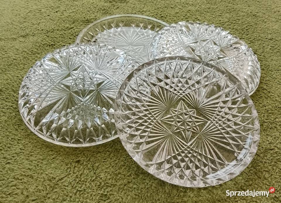 Talerzyki deserowe zestaw 4 sztuk średnica 16 Porcelana i szkło sprzedam