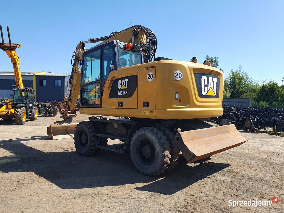CAT M314F 2018R KOPARKA KOŁOWA KOŁÓWKA JCB Krotoszyn sprzedam