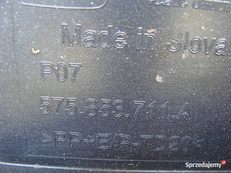 SEAT ATECA LISTWA LEWA ZDERZAKA 575853711A Goleniów
