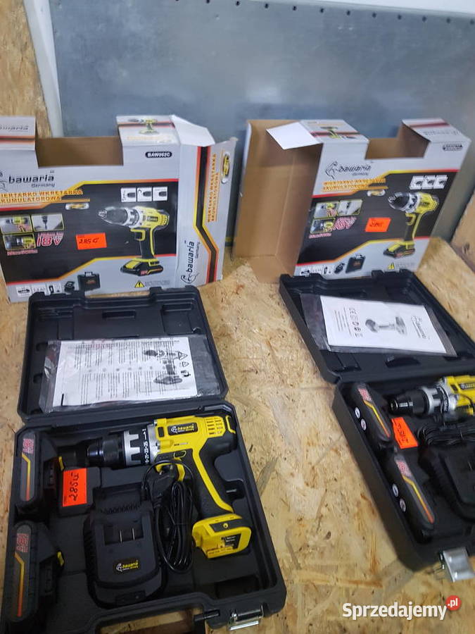 WIERTARKO WKRĘTARKA BAWARIA AKUMULATOR 18v 26 ah Głogowa