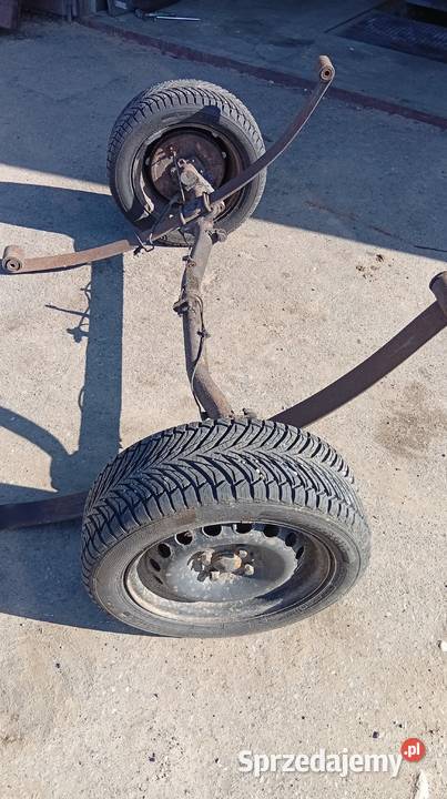 Oś fiat Doblo belka resor przyczepka Piła Druga