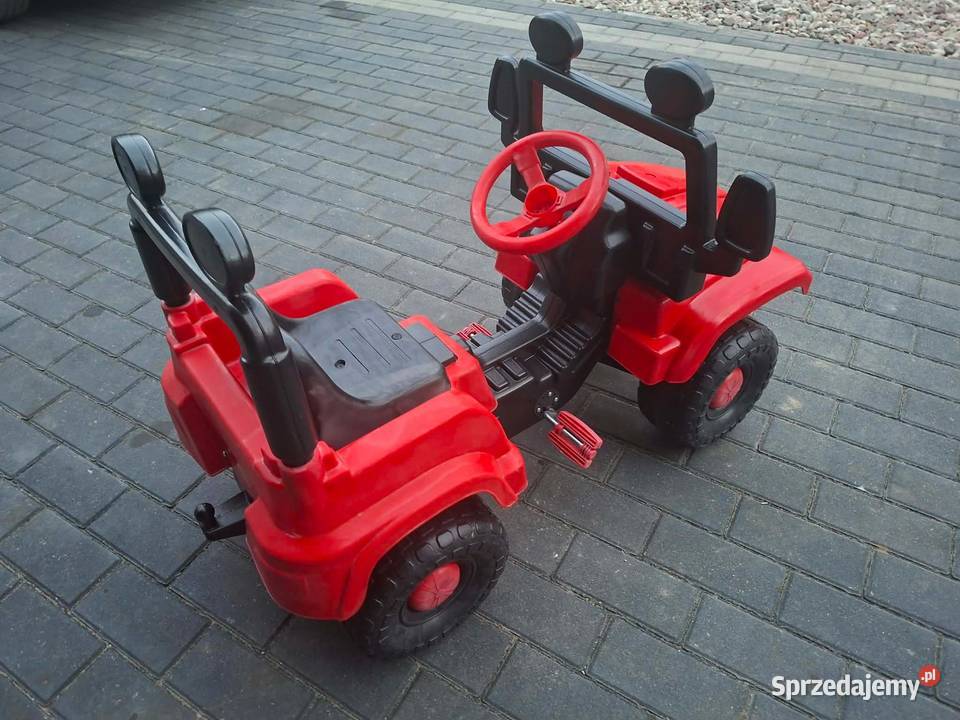 Czerwony jeep auto na pedały Dla Dziecka
