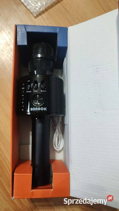 Mikrofon Bluetooth Karaoke BONAOK 3w1 Przenośny wielkopolskie Książ Wielkopolski sprzedam