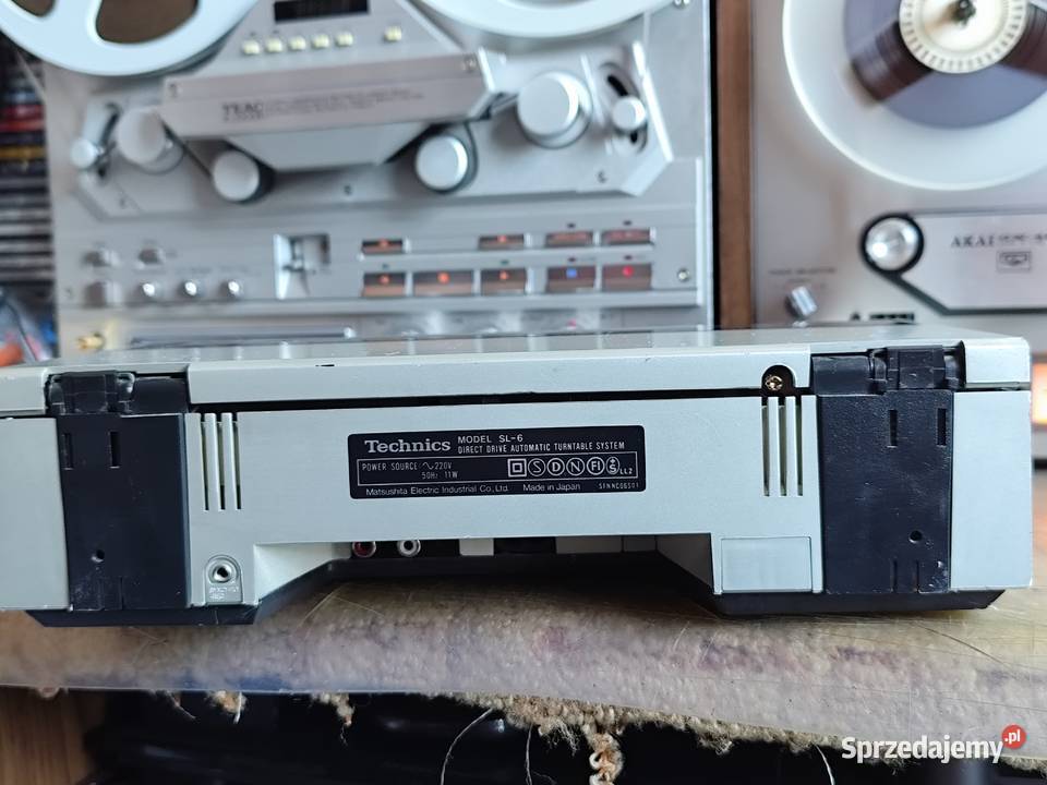 gramofon tangencjonalny Technics SL6 uszkodzony