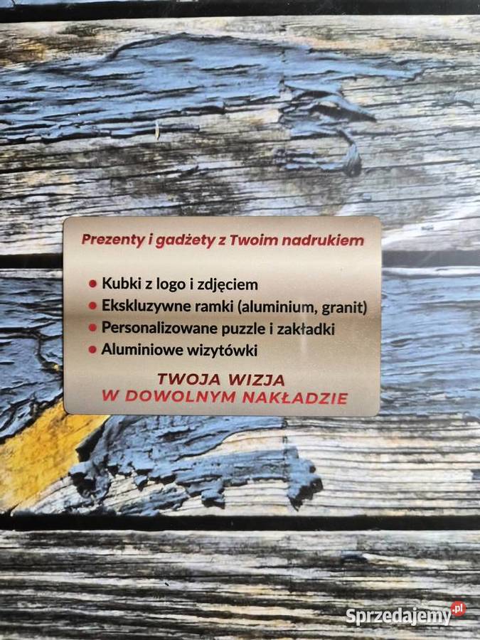 Wizytówki metalowe aluminiowe PREMIUM Warszawa