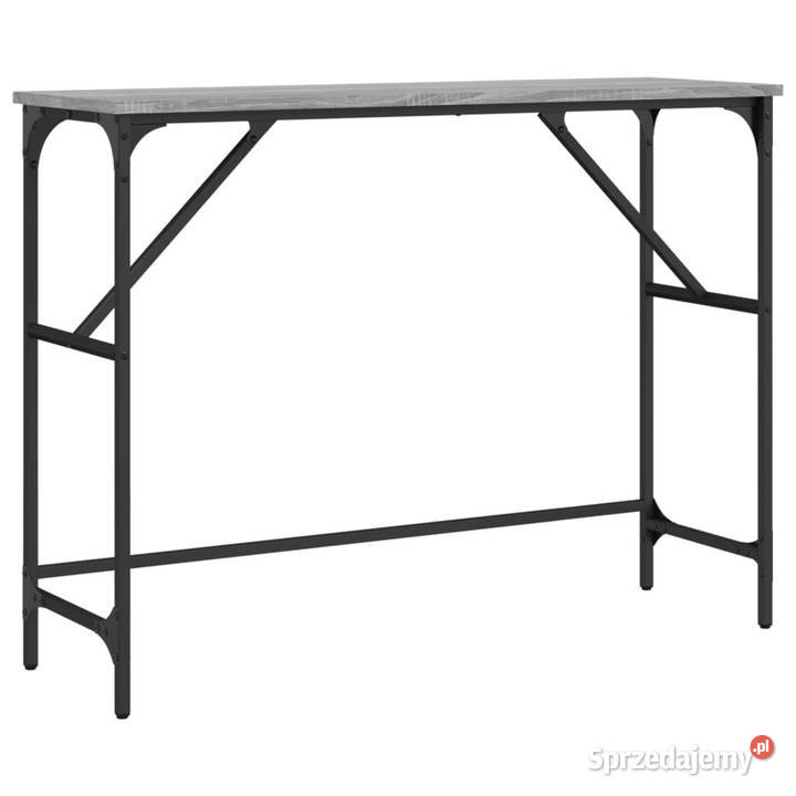 Stolik konsolowy szary dąb sonoma 100x32x75 Warszawa