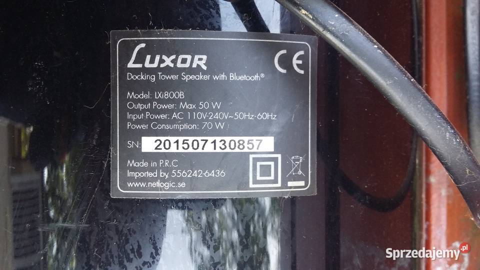 Wieza stojaca grajaca Luxor bluetooth Warszawa