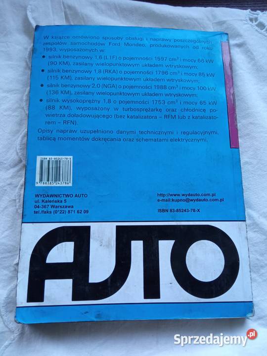 Ford Mondeo obsługa i naprawa Kultura i Rozrywka zachodniopomorskie Szczecin