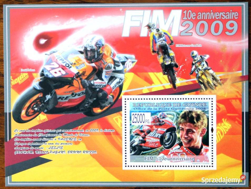 Gwinea sport Filatelistyka Oborniki