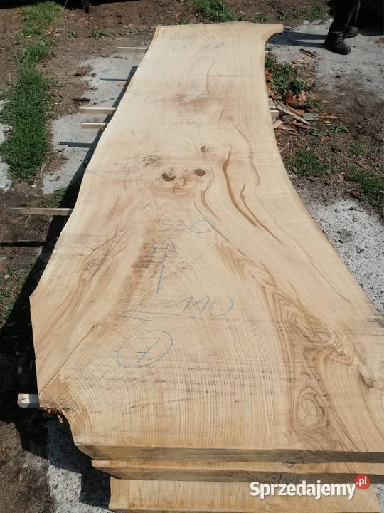 Monolit dąb 400x100x10 stół blat bale foszty Przysucha sprzedam