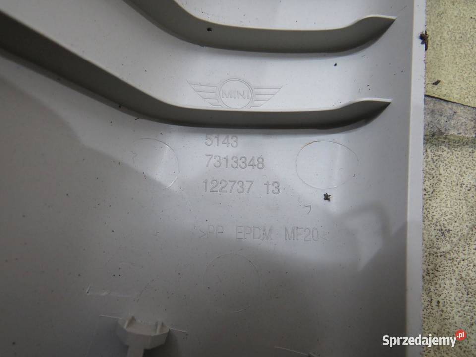 PLASTIK OSŁONA SŁUPKA PRAWY TYŁ MINI F55 F56