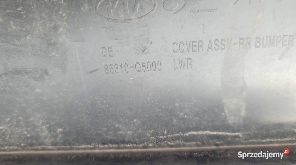 KIA NIRO HOKEJ SPOILER DOKLADKA ZDERZAK TYL 2281 Ruda Śląska