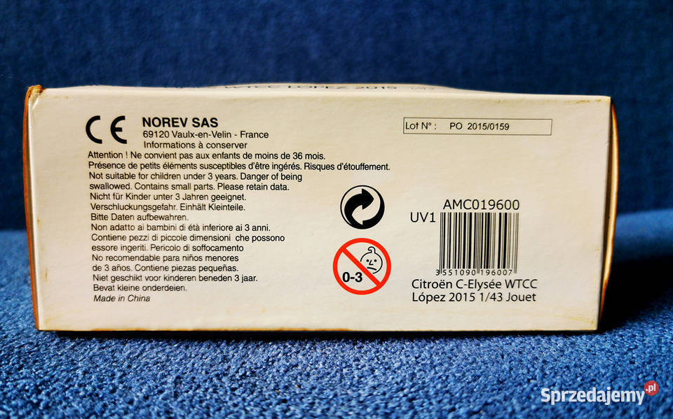 Kolekcjonerski model samochodu wyścigowego Polkowice