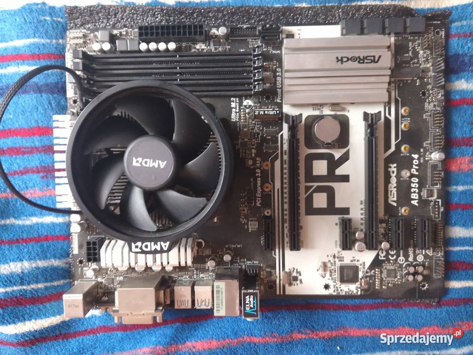 Komputer Płyta Asrock Ab350 Pro 4 Ryzen 1600 Toruń
