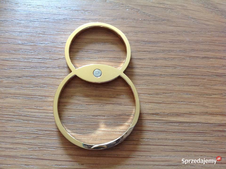 Duża Złota Zawieszka EX cyrkonie Ozdoby Nowa Sól sprzedam