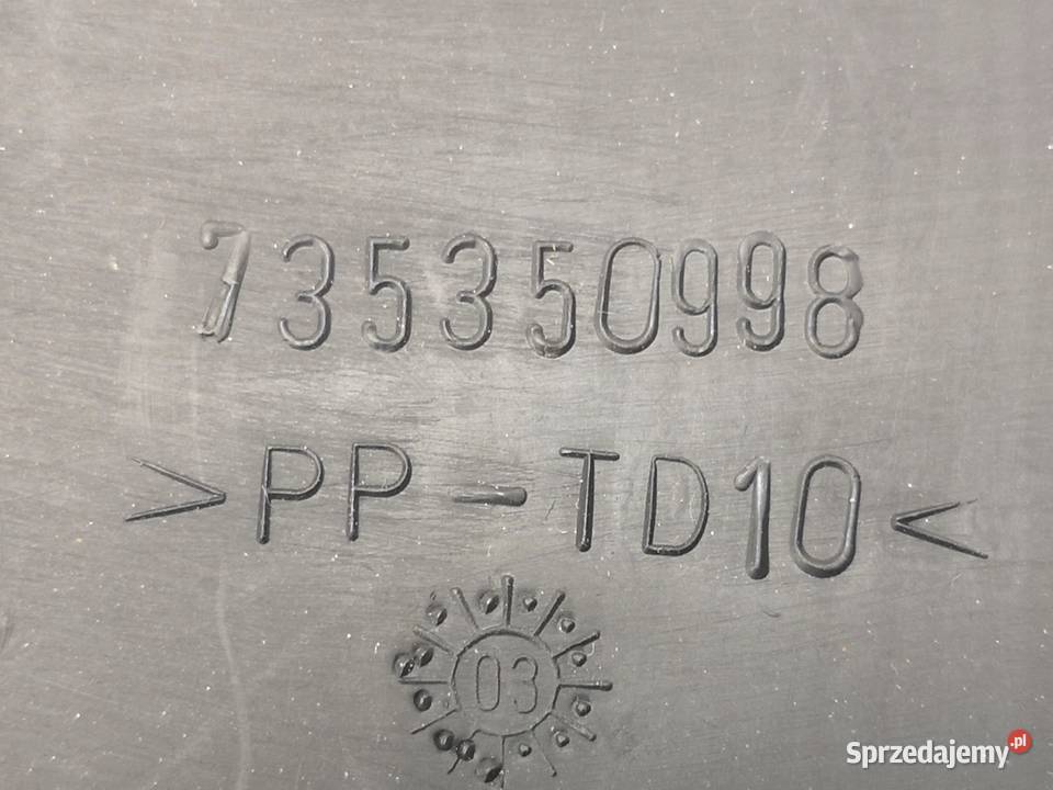 ZAŚLEPKA ZDERZAKA PRAWY PRZÓD FIAT IDEA 20032012