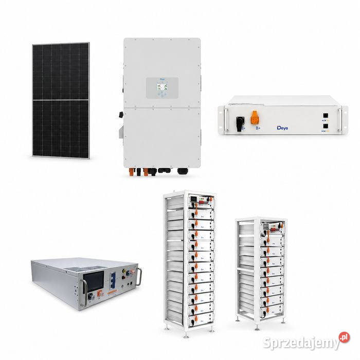 Zestaw fotowoltaiczny hybrydowy 60 kWp falownik sprzedam