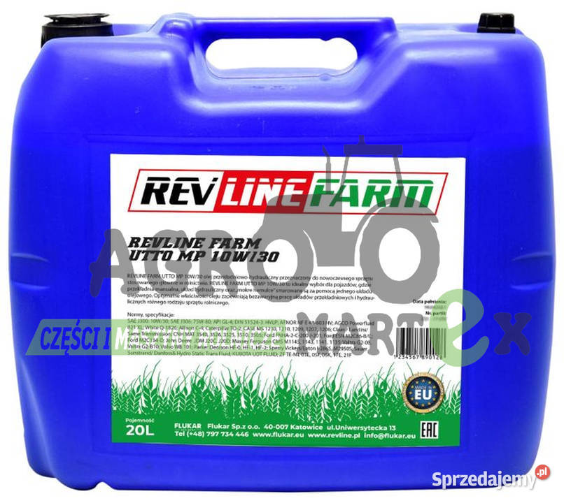 OLEJ HYDR REVFARM UTTO MP 10W30 20L HY GARD Wichrów sprzedam