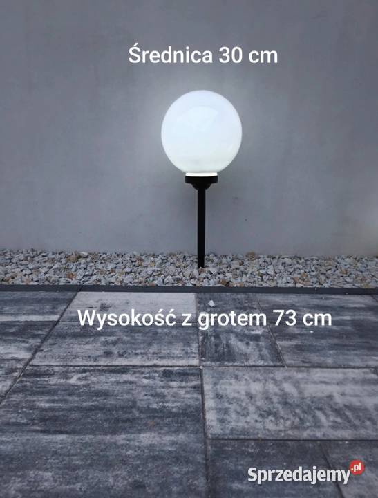 Lampa solarna LED ogrodowa wbijana ozdobna Pabianice