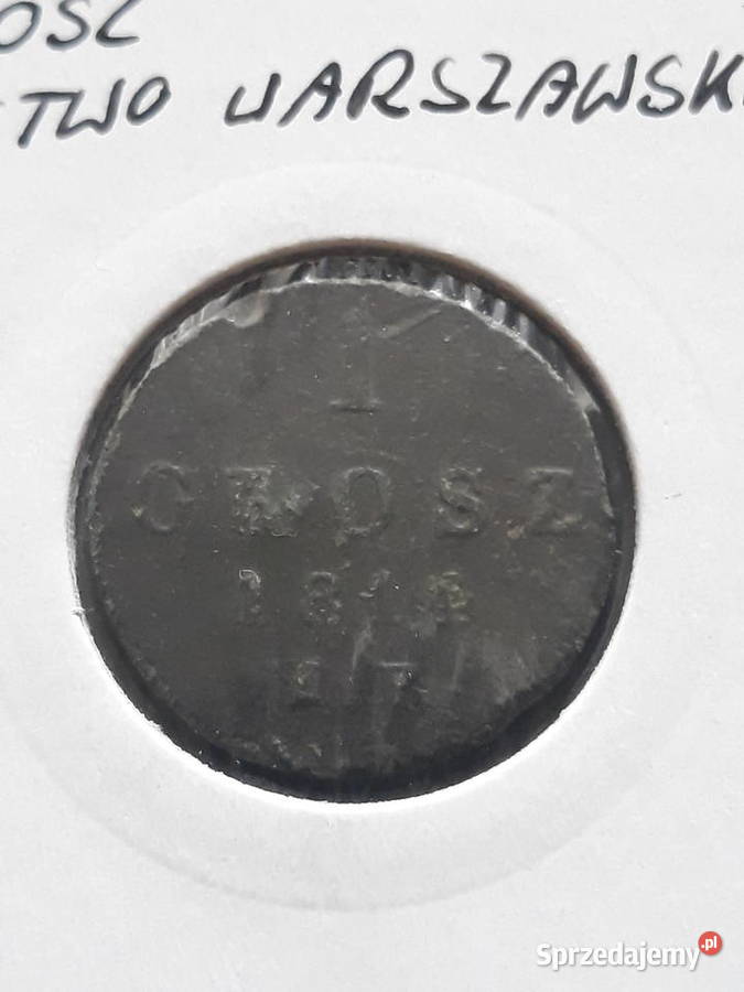 1 Grosz Księstwo Warszawskie 1814 r IB Konin