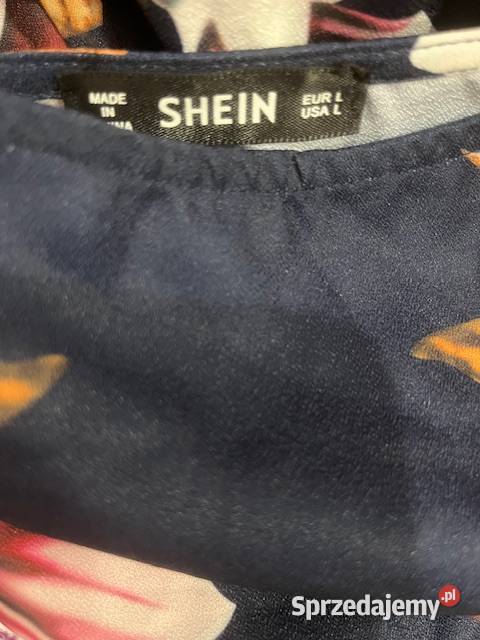 shine sukienka modny wzór kwiaty floral hit blog Choszczno