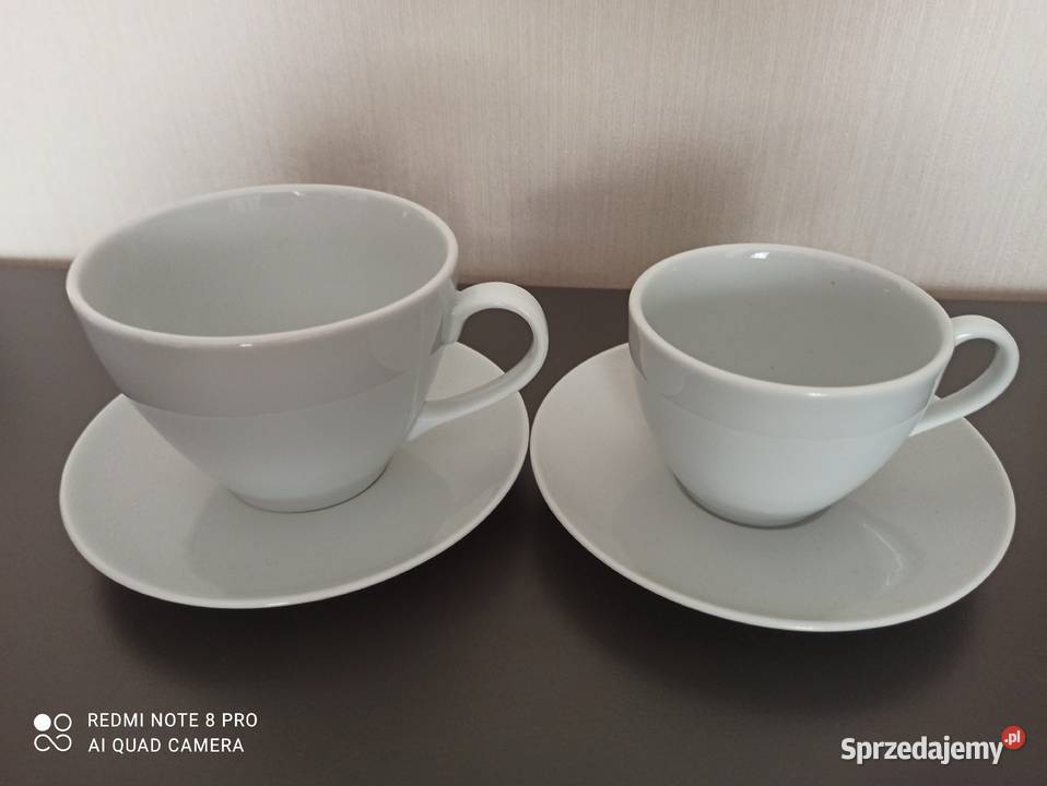Filiżanki porcelana skaleniowa 2 Pozostałe Warpechy Stare
