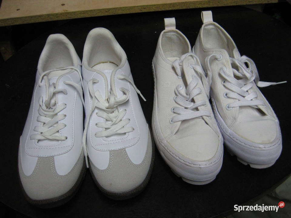 Trampki damskie 39 białe foto 2 pary Olsztyn